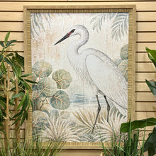 Load image into Gallery viewer, Left Heron &amp; Palm Art
