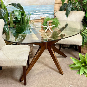 Walnut Oval Dining Table