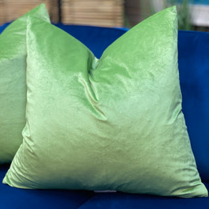 Lime Green Down Pillow