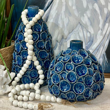 Load image into Gallery viewer, Short Blue Bloom Vase
