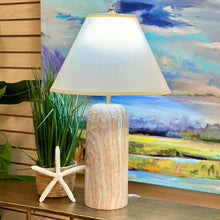 Load image into Gallery viewer, Taupe Marble-Look Lamp
