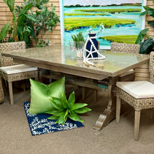 Load image into Gallery viewer, Grey Trestle Dining Table
