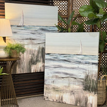 Load image into Gallery viewer, Beach W/Sailboat Canvas II
