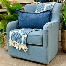 Load image into Gallery viewer, Powder Blue Swivel Chair
