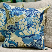 Load image into Gallery viewer, Blue Chinoiserie Pillow
