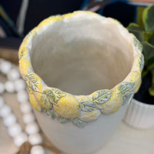 Load image into Gallery viewer, Tall Lemon Planter
