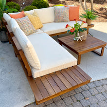 Load image into Gallery viewer, 4PC Outdoor Sectional Set
