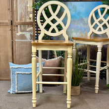 Load image into Gallery viewer, Set/2 Two Tone Barstools
