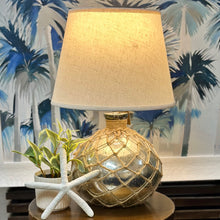 Load image into Gallery viewer, Mercury Glass Netted Lamp
