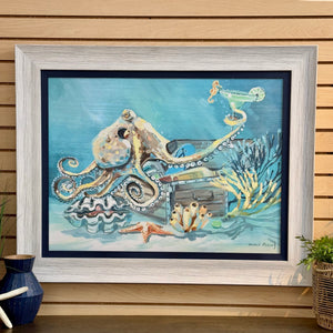 Octopus W/Margarita Giclee