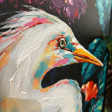 Load image into Gallery viewer, Bird With Flowers Oil Painting
