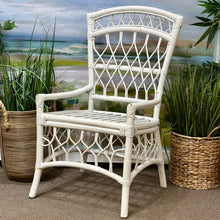 Load image into Gallery viewer, Vintage Trellis Rattan Dining Chair
