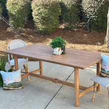 Load image into Gallery viewer, Outdoor Wood Dining Table
