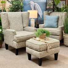 Load image into Gallery viewer, &#39;Belmont&#39; Wingback Chair &amp; Ottoman
