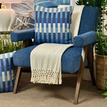 Load image into Gallery viewer, Dark Blue Accent Chair

