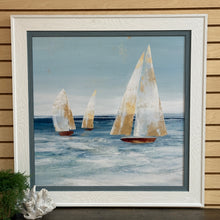 Load image into Gallery viewer, Sailboats On Ocean Giclee

