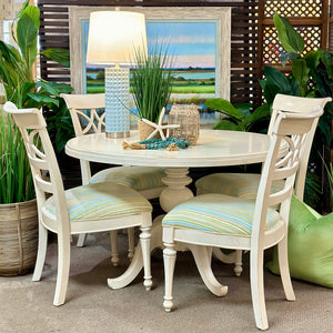 5PC White Dining Set