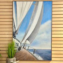 Load image into Gallery viewer, Hand Painted Sailing Art
