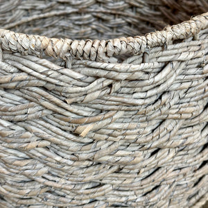 LG Woven Basket W/Handle