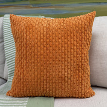 Load image into Gallery viewer, Orange Textured Pillow
