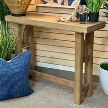 Load image into Gallery viewer, Narrow Wood Console
