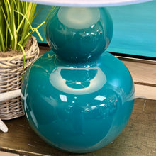 Load image into Gallery viewer, Designer Turquoise Lamp
