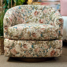 Load image into Gallery viewer, Floral Swivel Chair
