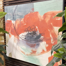 Load image into Gallery viewer, Peach/Grey Abstract Giclee
