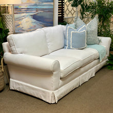 Load image into Gallery viewer, Rolled Arm Ivory Sofa
