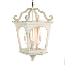 Load image into Gallery viewer, Distressed Ivory Chandelier
