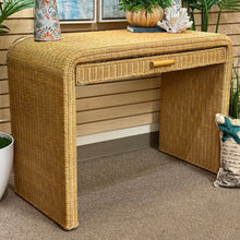 Load image into Gallery viewer, World Market Wicker Desk
