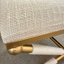 Load image into Gallery viewer, Gold Rope Stool
