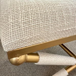 Gold Rope Stool