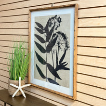 Load image into Gallery viewer, Bamboo Framed Leaf Print I
