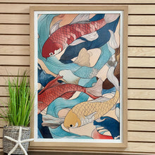 Load image into Gallery viewer, Koi Fish II Giclee Art
