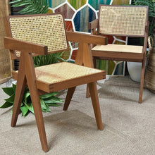 Load image into Gallery viewer, Cane/Wood Dining Chair
