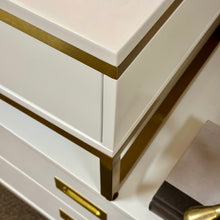 Load image into Gallery viewer, Modern White 2PC Vanity Set
