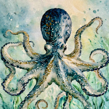Load image into Gallery viewer, SM Teal Ocotpus II
