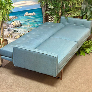 Teal Convertible Sofa
