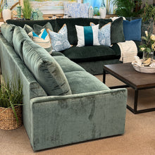 Load image into Gallery viewer, 3PC Jade Green Sectional
