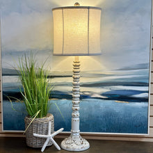 Load image into Gallery viewer, Ivory Carved Buffet Lamp
