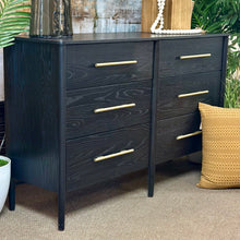 Load image into Gallery viewer, Black 'Langley' Dresser
