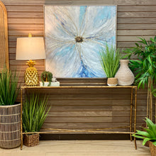 Load image into Gallery viewer, Antique Gold &amp; Mirrored Console
