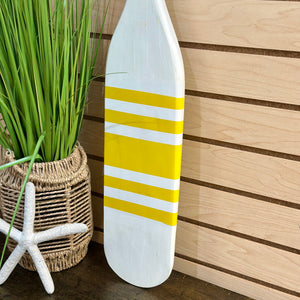 Yellow & White Oar