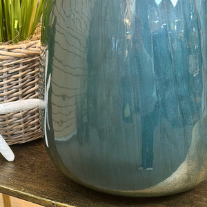 Lg Teal Lamp
