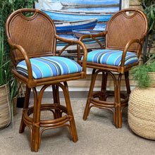 Load image into Gallery viewer, Rattan Swivel Counter Stool
