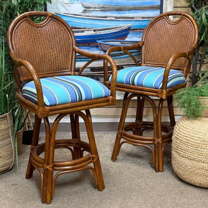 Rattan Swivel Counter Stool