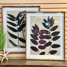 Load image into Gallery viewer, Bamboo Framed Leaf Print II
