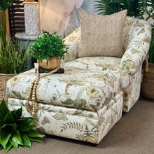 Load image into Gallery viewer, Century Floral Chair &amp; Ottoman
