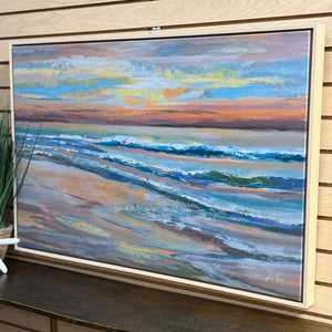 Sunset At The Beach Art